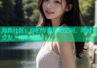 海角社区：你的专属互动空间，同城交友，精彩无限