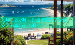 海角社区水印：打造您的数字身份，安全分享与交流的平台