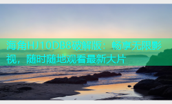 海角HJ10DB8破解版：畅享无限影视，随时随地观看最新大片