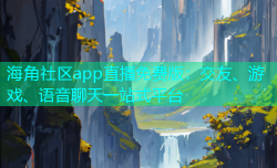 海角社区app直播免费版：交友、游戏、语音聊天一站式平台