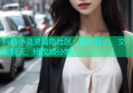 抖音小灵灵海角社区：实时互动、交友聊天、短视频分享