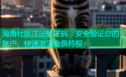 海角社区注册验证码，安全验证您的账户，快速激活会员特权