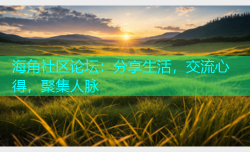 海角社区论坛：分享生活，交流心得，聚集人脉