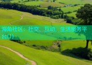 海角社区：社交、互动、生活服务平台(1)
