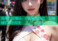 海角社区精品：你的私密乐园，无限精彩等你探索