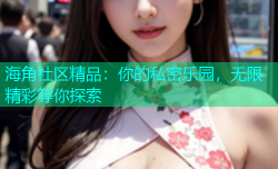 海角社区精品：你的私密乐园，无限精彩等你探索