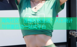 海角社区：连接社区生活，人口统计与邻里互动一站式平台