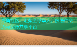 海角社区：汇聚全球华人，多语种交流与资源共享平台