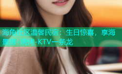 海角社区温馨民宿：生日惊喜，享海景房-烧烤-KTV一条龙