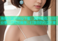 海角社区1080p下载：实时互动、社区分享、个性化推荐，打造您的社交天堂