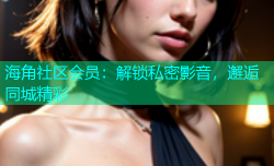 海角社区会员：解锁私密影音，邂逅同城精彩