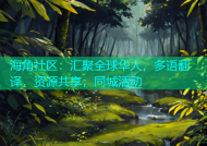 海角社区：汇聚全球华人，多语翻译，资源共享，同城活动