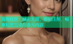 海角社区：精彩无限，即刻注册，畅享私密互动与多元内容
