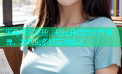 海角社区注册，轻松开启社交新世界，发现更多好友和活动