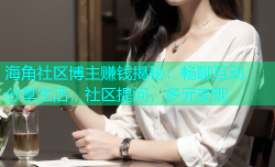 海角社区博主赚钱揭秘：畅聊互动，分享生活，社区提问，多元变现