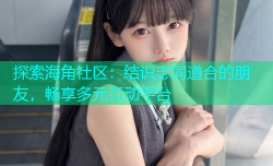 探索海角社区：结识志同道合的朋友，畅享多元互动平台