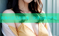 海角社区注册指南：快速创建用户名