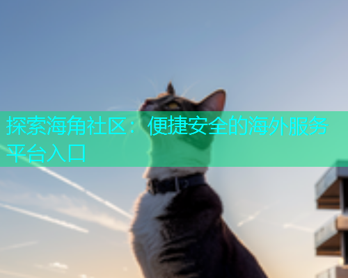 探索海角社区：便捷安全的海外服务平台入口  第1张