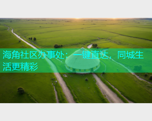 海角社区办事处：一键直达，同城生活更精彩  第1张