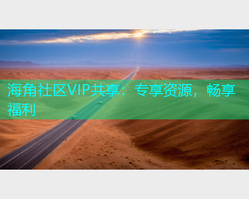 海角社区VIP共享：专享资源，畅享福利  第1张