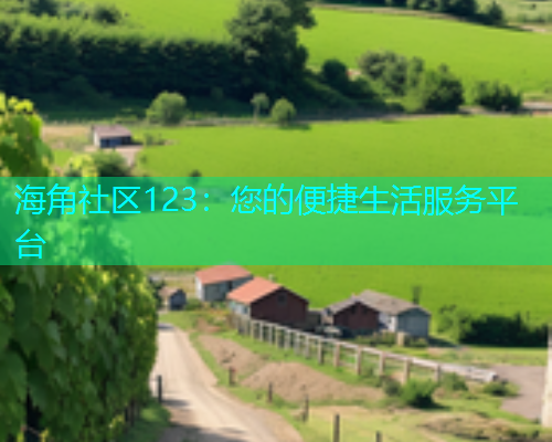 海角社区123：您的便捷生活服务平台  第1张