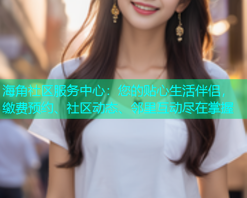 海角社区服务中心：您的贴心生活伴侣，缴费预约、社区动态、邻里互动尽在掌握  第1张