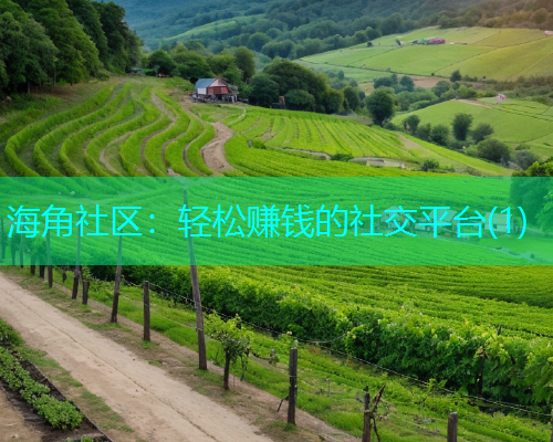 海角社区：轻松赚钱的社交平台(1)  第1张